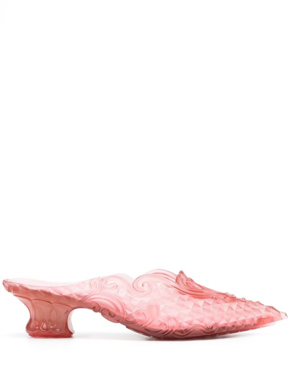 Y/Project Mule Court x Melissa Com Salto 40mm | Rosa | FARFETCH BR