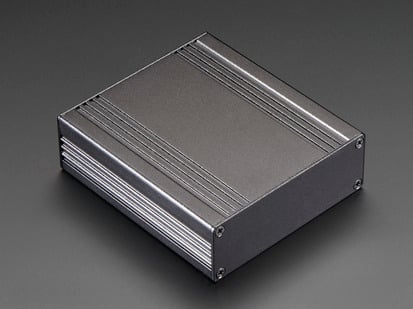 Extruded Aluminum Enclosure Box - 94mm x 83mm x 30mm : Adafruit