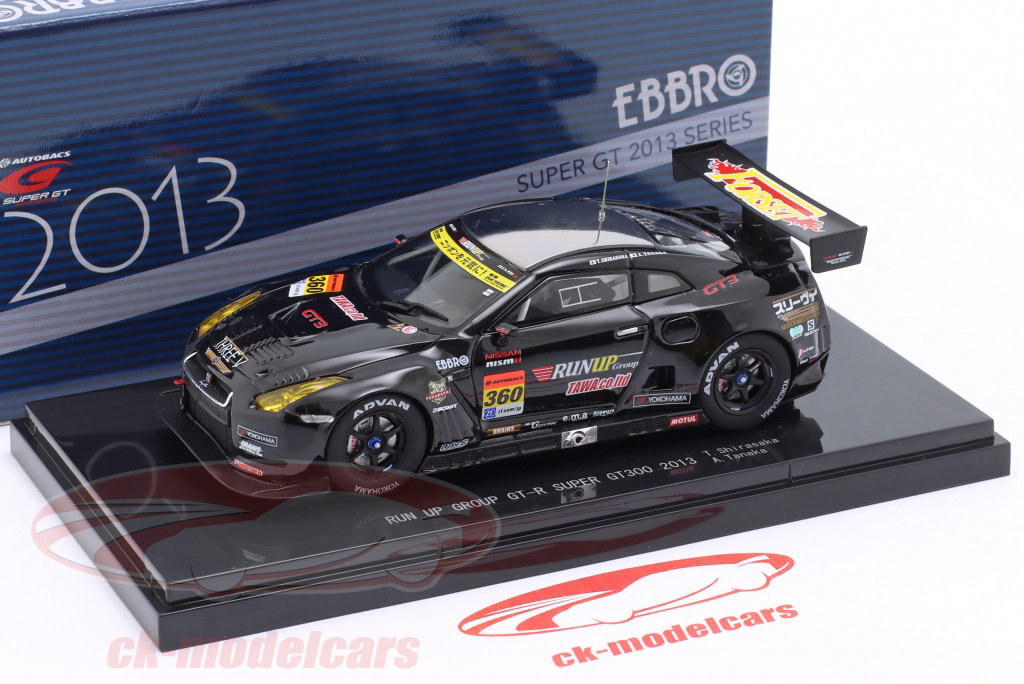 Ebbro 1:43 Nissan GT-R GT3 #360 Super GT Series 2013 Shirasaka