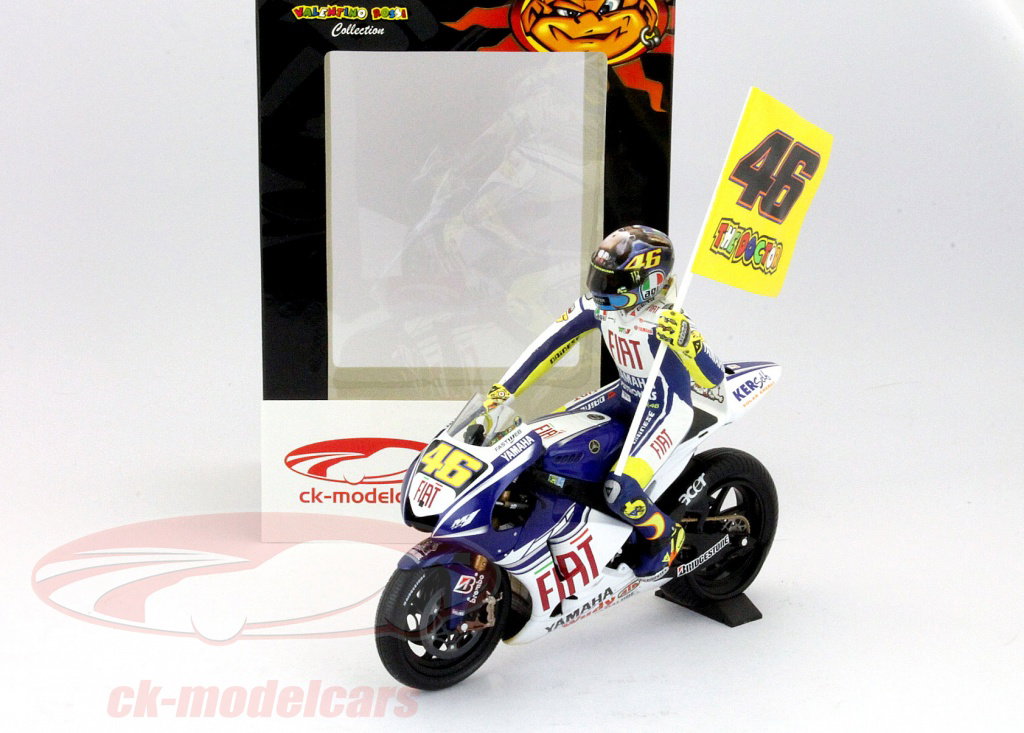 Minichamps 1:12 Valentino Rossi Driver figure MotoGP Misano 2009