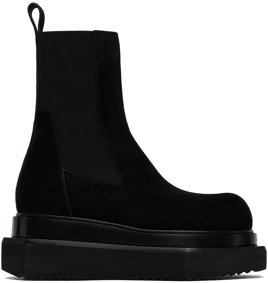 Rick Owens Black Beatle Turbo Cyclops Boots Rick Owens