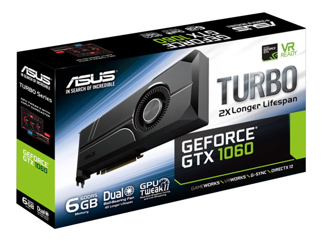 ASUS TURBO-GTX1060-6G - graphics card - GF GTX 1060 - 6 GB