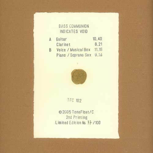 Bass Communion - Steven Wilson