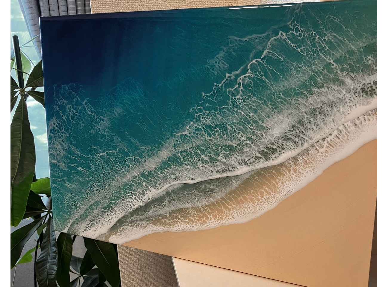 沖縄県・浦添】【120分】沖縄での思い出を形に！！海を描くレジン