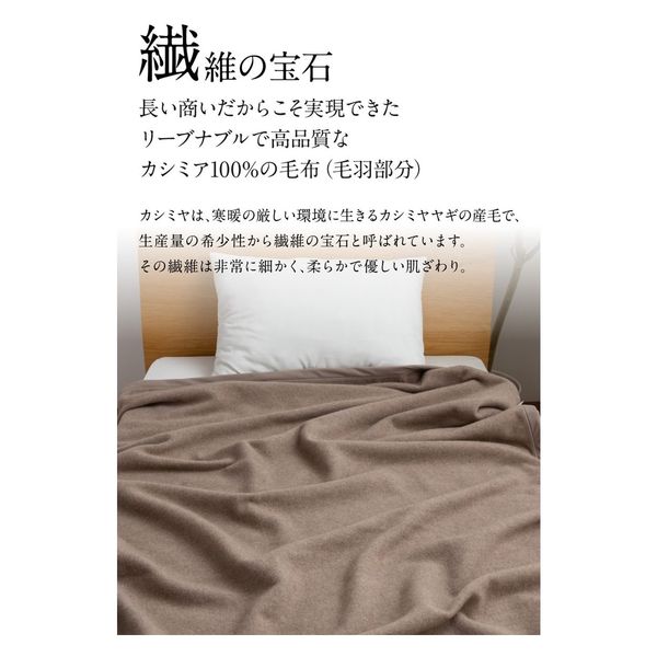 AQUA NIKKE×Niceday カシミア100%(毛羽部分) 毛布 (NT) 1600×2100mm