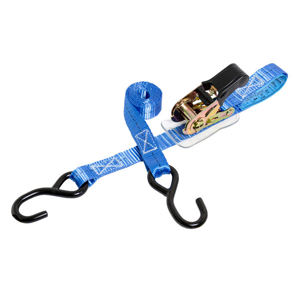 フリーク FREAK ラッシングベルト青 S字フック0.4ton 幅25mm×長さ0.5+