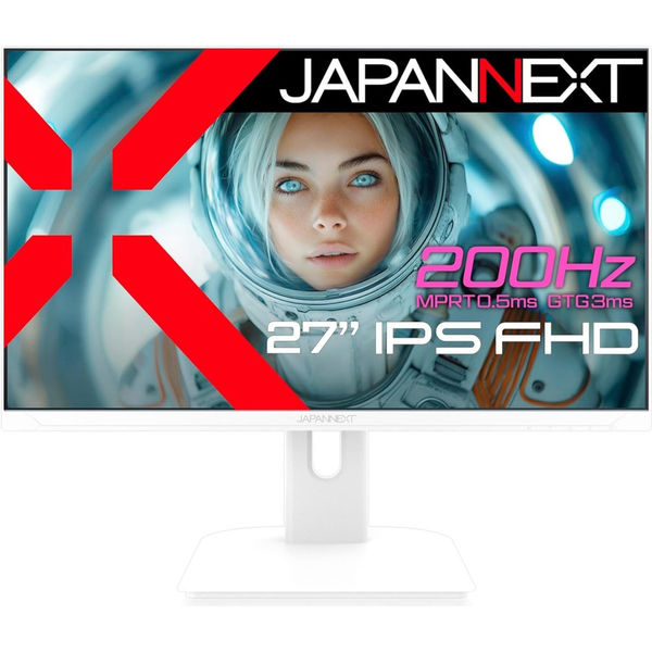 ジャパンネクスト 27インチ ワイドゲーミングモニター(1920x1080/IPS