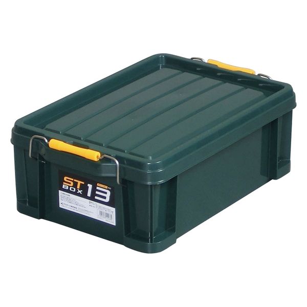 JEJアステージ STボックス＃13 ダークグリーン 1箱（10個入） - アスクル