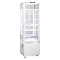 軒先渡し】レマコム 4面ガラス冷蔵ショーケース 74リットルタイプ R4G