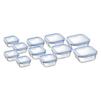 和平フレイズ レッシュ 耐熱ガラス容器8点セット ME-7403 1個（直送品