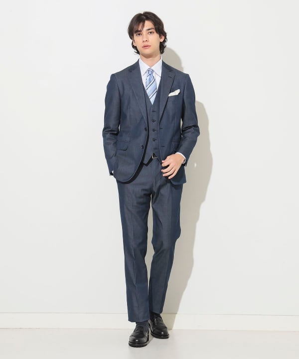 BEAMS HEART（ビームス ハート）ストレッチデニム ドレスジレ