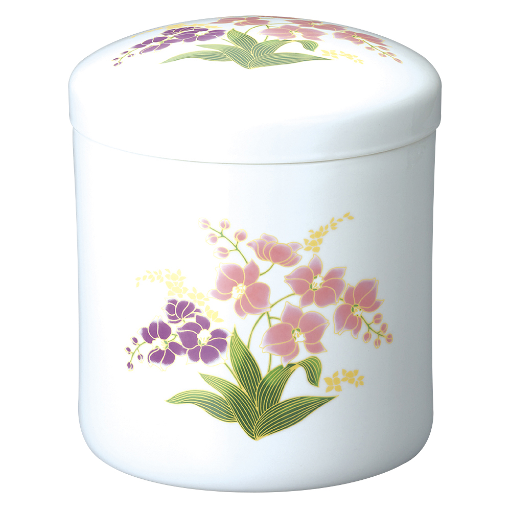 骨壷（骨壺） 白胡蝶蘭 | 仏壇・仏具 滝田商店