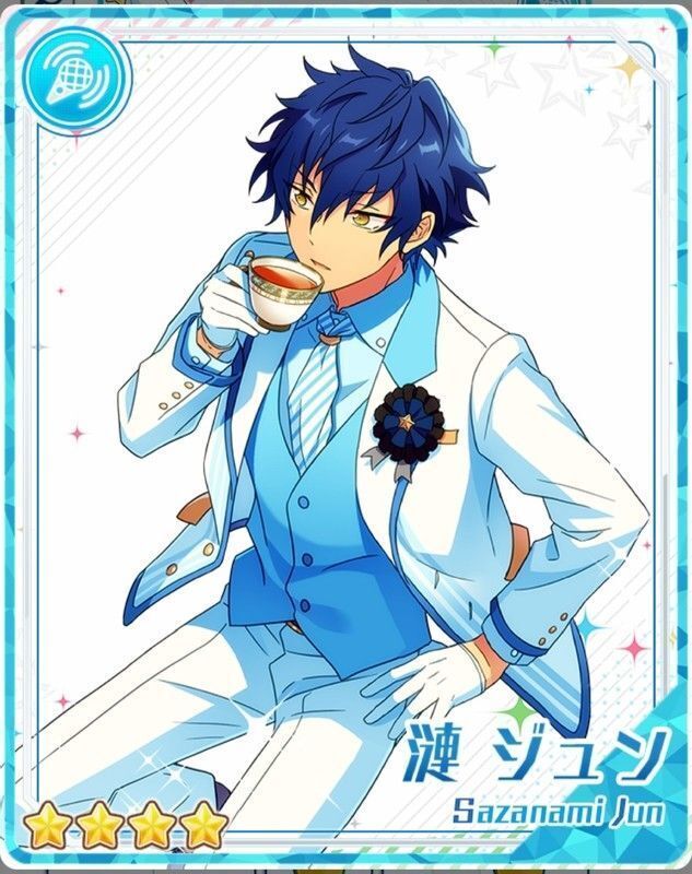 あんスタ 漣ジュン 白スーツ 感謝祭 3周年 ジュン 缶バッジ あんスタ