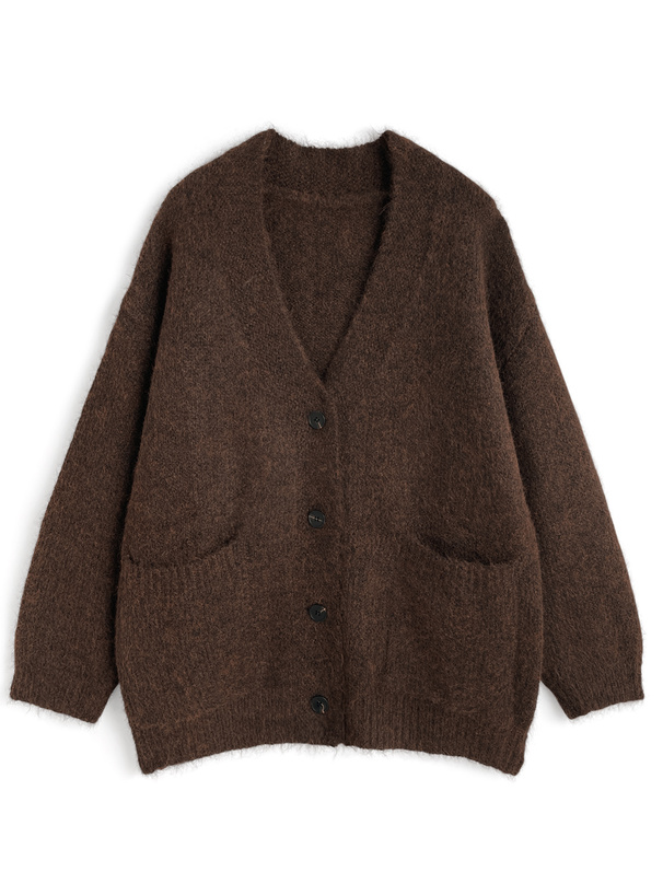 Vネックニットカーディガン[at2592] | レディースファッション通販の