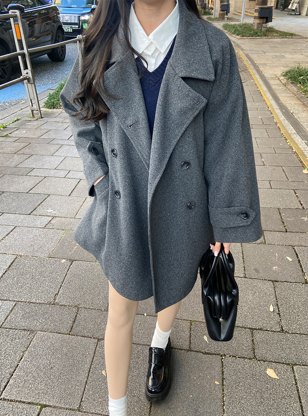 ベルト付きマルチWayフェイクウールコート[fo1762] | レディース