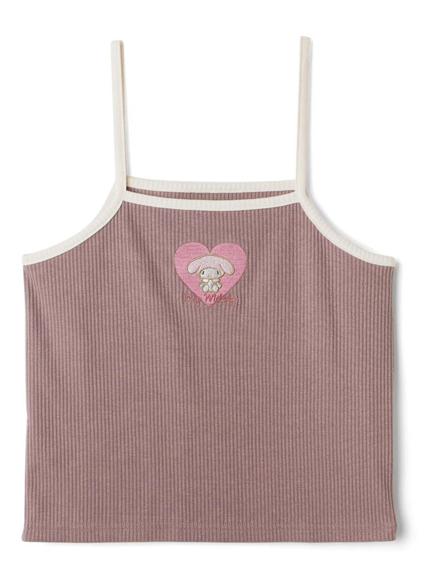 サンリオコラボ マイメロディ刺繍キャミソールXカーディガン