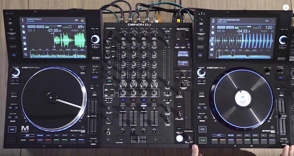 Hands-On Review: Denon DJ SC6000 & SC6000M Media Players, X1850