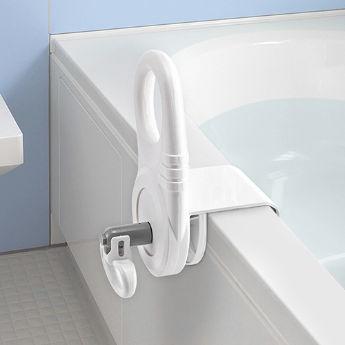 風呂用手すり（取付け幅4～10cmタイプ・浴槽・お風呂・立ち上がり