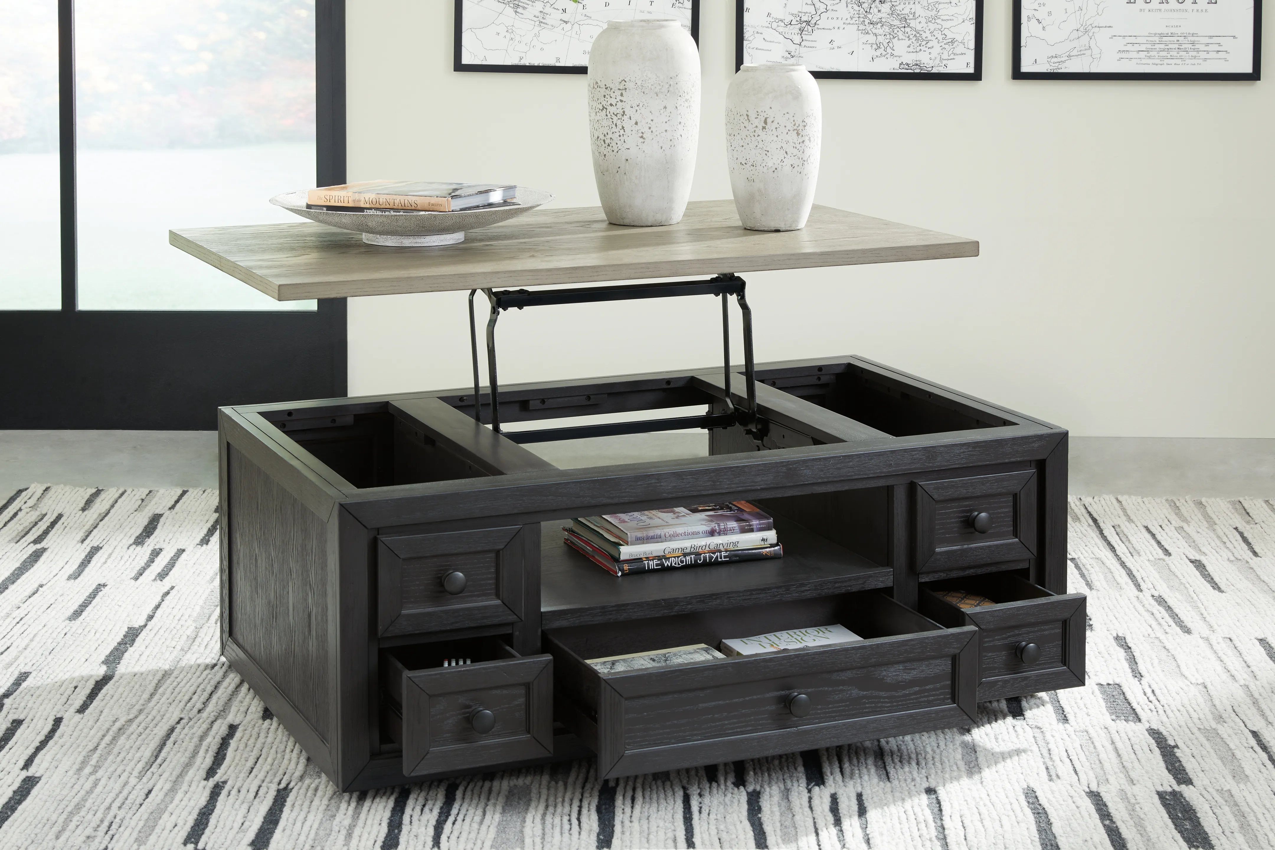Unavailable: Foyland Lift-Top Coffee Table T979-9 by Signature
