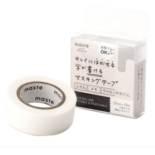 マークス（MARK'S） maste 水性ペンで書けるマスキングテープ 小巻 MST