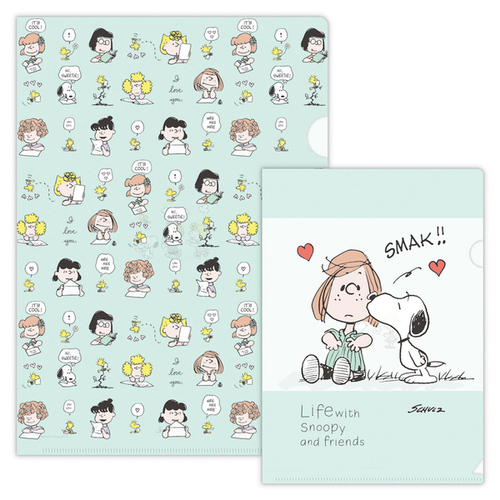 ホールマーク（Hallmark） クリアフォルダセット Life with Snoopy and