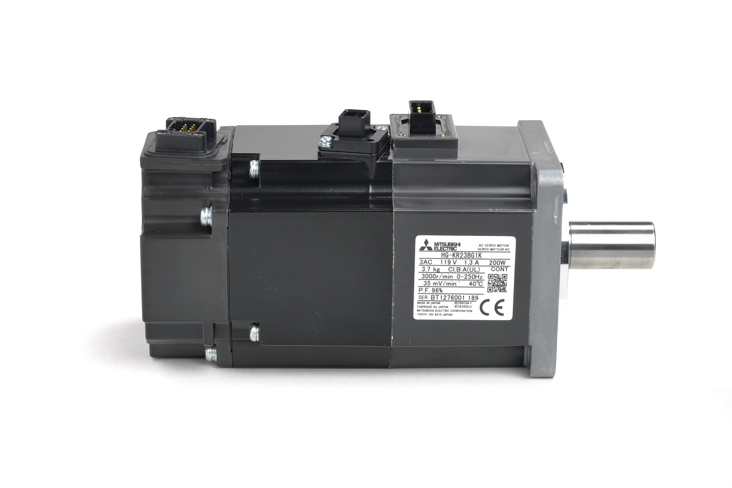 三菱 電磁ブレーキ付きACサーボモータ HG-KR23B | 保守部品.com
