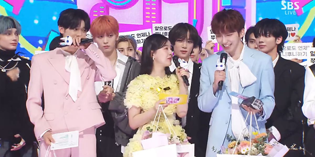 TXT ヨンジュン＆パク・ジフ＆BOYNEXTDOOR ウンハク「人気歌謡」MCを涙