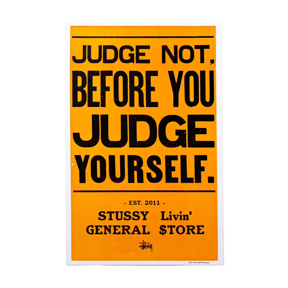 stussy livin' general store ポスター ステューシー 廃盤 stussy