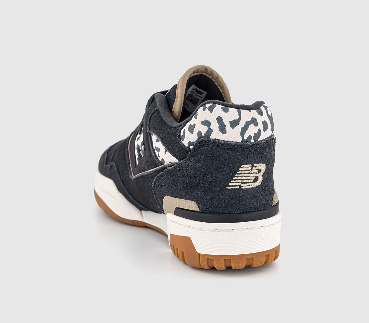 New Balance BB550 Trainers Phantom Black Leopard - Women's Trainers