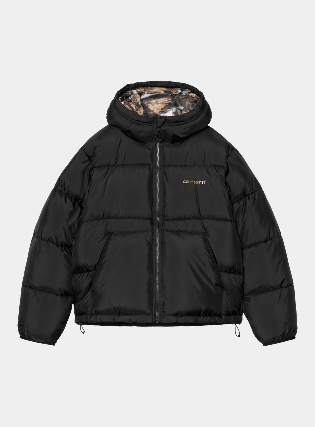 Carhartt WIP W' Toronto Jacket, Black / Wild Dog Print | Official