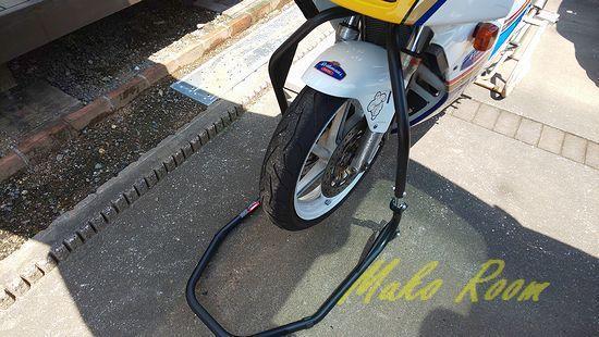 ASTRO PRODUCTS AP モーターサイクルフロントスタンド ブラック MF372