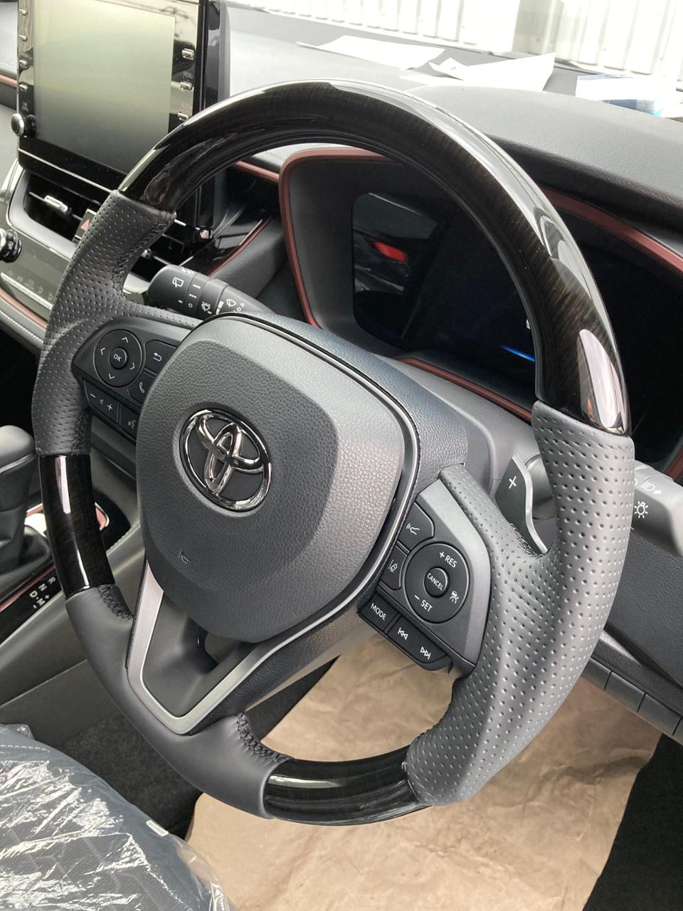 REAL プレミアムシリーズ38Bブラックウッド(ブラックユーロステッチ