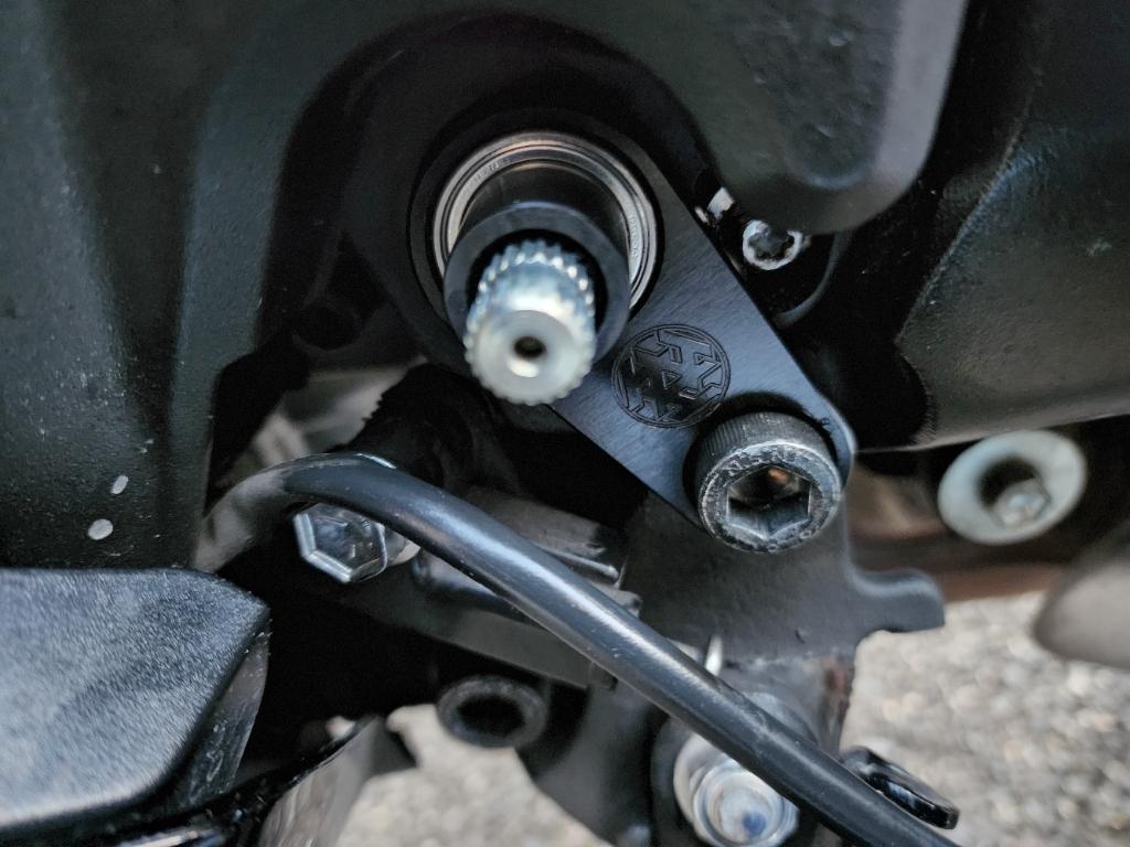 K-Factory チェンジシャフトホンダー 隼 2021〜 のパーツレビュー