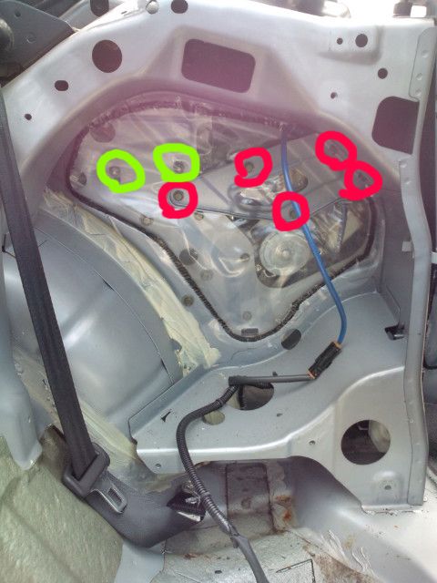 ヴァリエッタ 三角窓レギュレーター交換（日産 シルビアヴァリエッタ