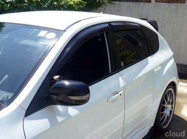 純正OPのドアバイザーを外そう！（スバル インプレッサ WRX STI・GR/GV