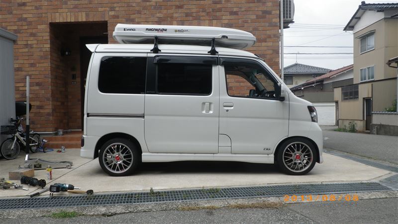 RSR Basic☆i ベーシックアイ車高調取り付け（ダイハツ アトレーワゴン