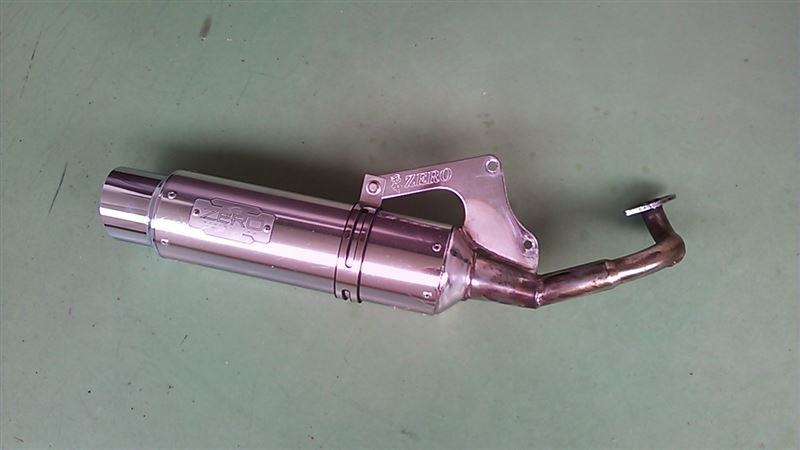 ZERO DUKEマフラー 取り付け☆（スズキ レッツ）by k9-works - みんカラ