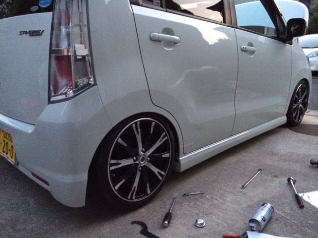 アクスル交換（スズキ ワゴンRスティングレー・MH23S）by ○なおまる