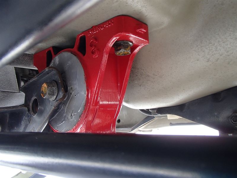 エンジン、ミッションマウント加工。（スズキ アルト・HA12S/22S/23S