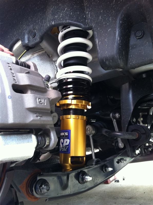 車高調取り付け作業 HKSハイパーMAX Ⅳ SP（トヨタ 86・ZN6）by 2ドア