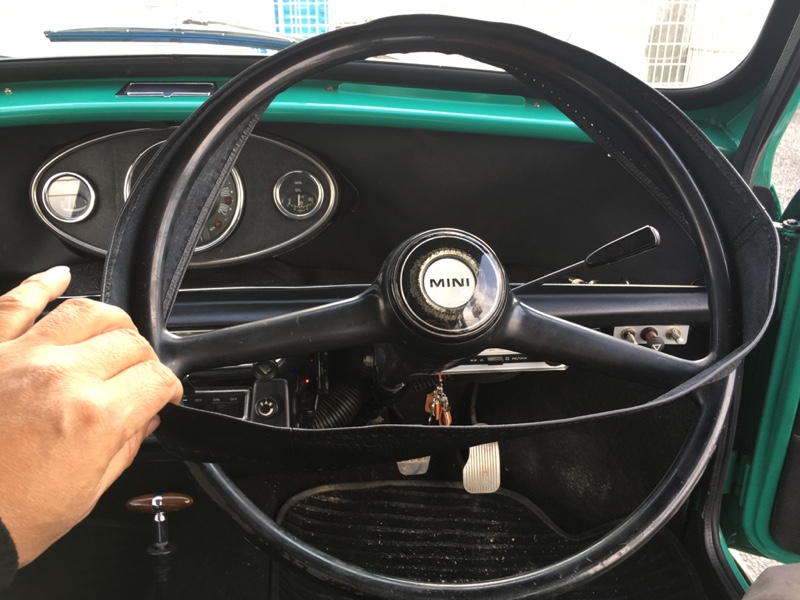 ステアリング革巻き（ローバー ミニ・MK IX）by 侍夢兄弟（Jim