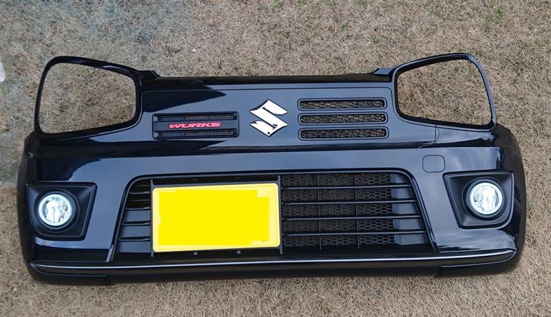 メガネ外しとブラック化（スズキ アルトワークス・HA36S）by ABARTH