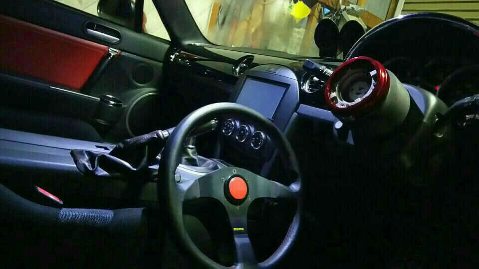 ステアリング交換＋クイックリリース取り付け【MOMO TUNER＋NRG SRK400