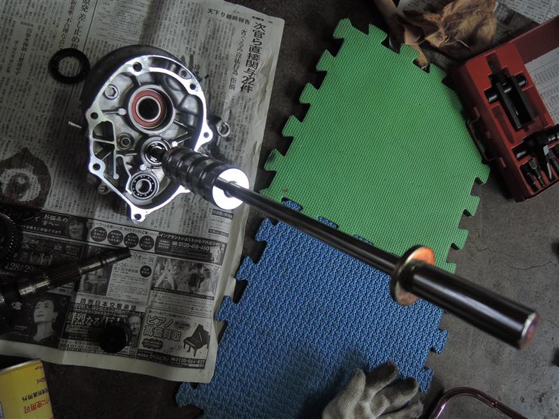 ファイナルリダクションのベアリング交換②（ホンダ PCX）by 駄ねこ