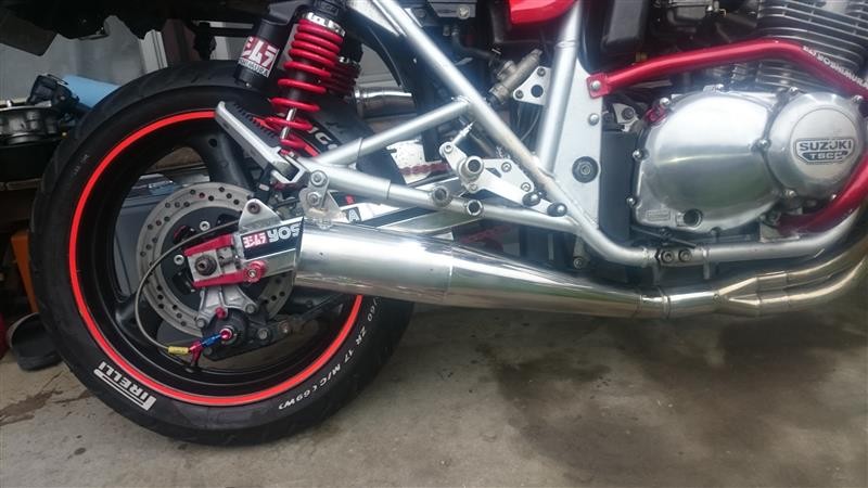 ヨシムラ ドラッグサイクロン（スズキ GSX400S KATANA (カタナ)）by