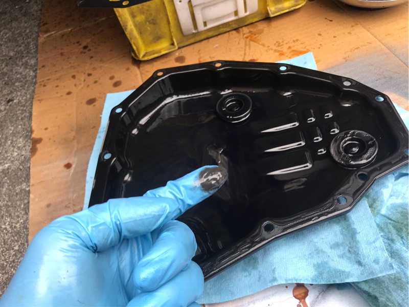 CVT フルード交換 オイルパン洗浄 ストレーナー交換②（スズキ