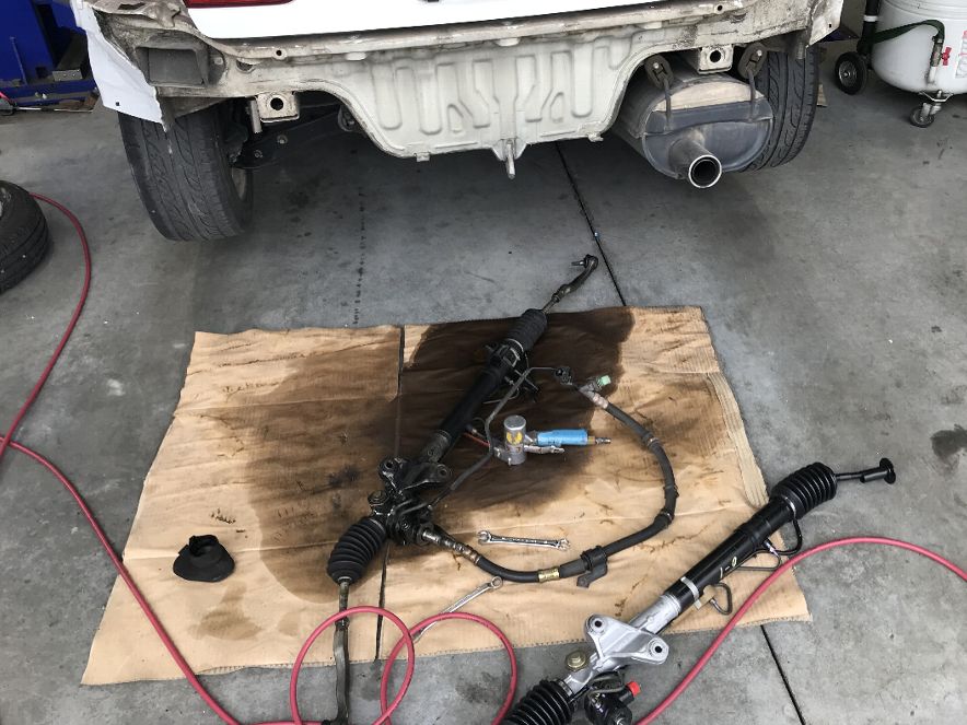 ステアリングラック交換（リビルド品）（ホンダ シビック）by へびー