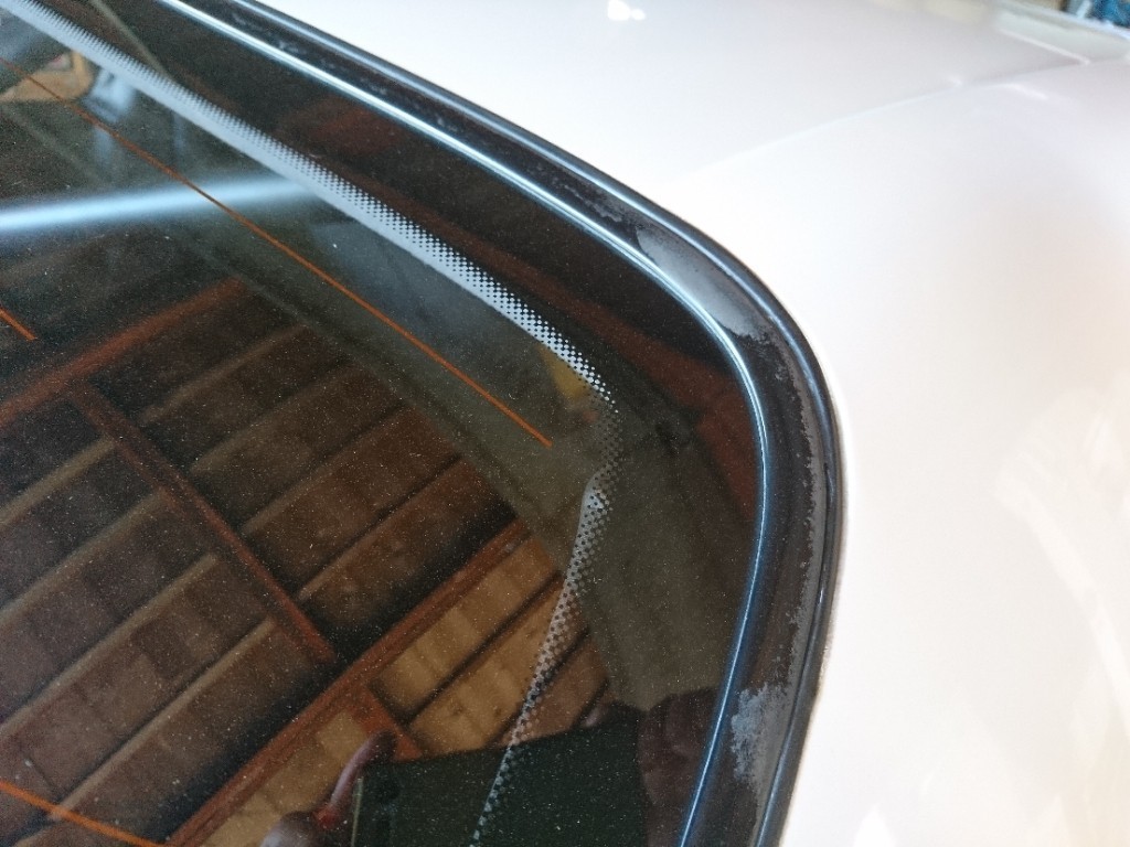 リアウィンドウモール塗装（日産 スカイラインGT‐R・R32）by まー