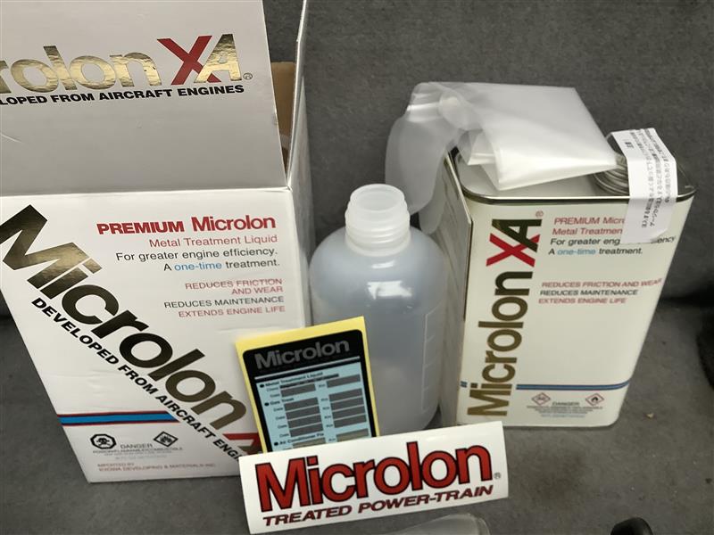 マイクロロンXAをエンジンオイルに添加。静かになりました！（ホンダ