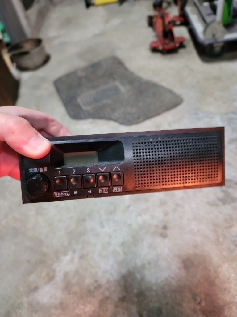 純正ラジオ(故障)→Clarionへ交換（スズキ キャリイ・DA52T/DB52T